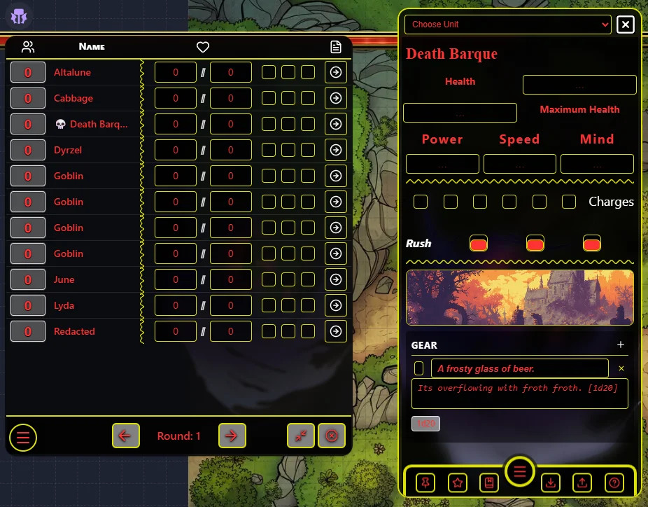 Placeholder - Stats page