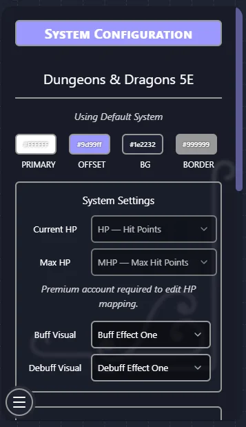 Placeholder - System page overview